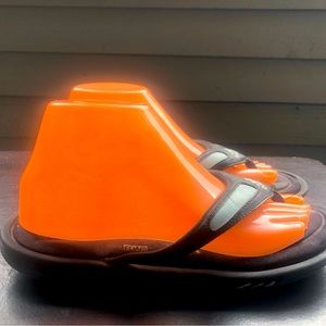 Adidas 665231 Women’s Green Black Thong Flip Flop Sandals Size 7